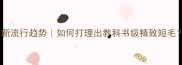 泰迪犬短毛造型最新流行趋势如何打理出教科书级精致短毛附超全打理教程