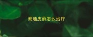 泰迪皮藓怎么治疗