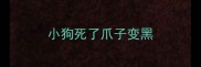 小狗死了爪子变黑