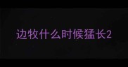 边牧什么时候猛长