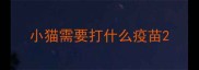小猫需要打什么疫苗
