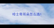 哈士奇耳朵怎么选