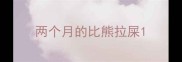两个月的比熊拉屎
