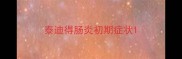 泰迪得肠炎初期症状