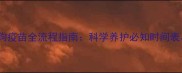 新出生的狗狗疫苗全流程指南科学养护必知时间表与注意事项
