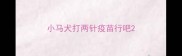 小马犬打两针疫苗行吧