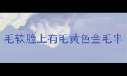 毛软脸上有毛黄色金毛串