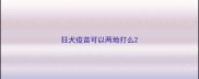 狂犬疫苗可以两地打么