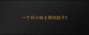 一个月小哈士奇拉肚子