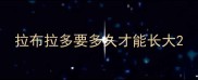 拉布拉多要多久才能长大