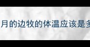 2个月的边牧的体温应该是多少