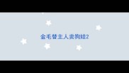 金毛替主人卖狗娃