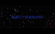 泰迪几个月能吃肉吗