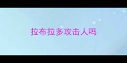 拉布拉多攻击人吗