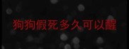 狗狗假死多久可以醒