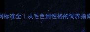 哈士奇FCI官网标准全从毛色到性格的饲养指南附对比图