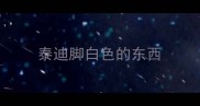 泰迪脚白色的东西