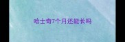 哈士奇7个月还能长吗