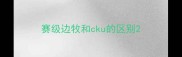 赛级边牧和cku的区别
