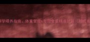 四个月比熊幼犬科学喂养指南体重管理每日食量精准计算附成长阶段营养方案