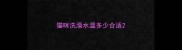 猫咪洗澡水温多少合适