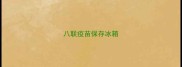 八联疫苗保存冰箱