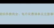 藏獒饲养费用全每月花费清单及注意事项