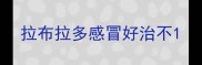 拉布拉多感冒好治不