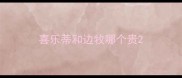 喜乐蒂和边牧哪个贵